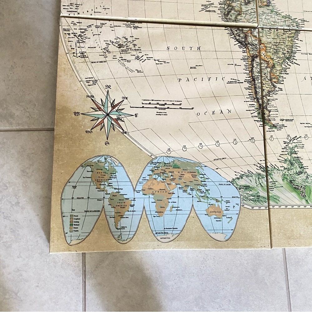 List Elizabeth Medley | Wall Decor | 6 Piece World Map By Elizabeth Medley - Picture 13 of 13